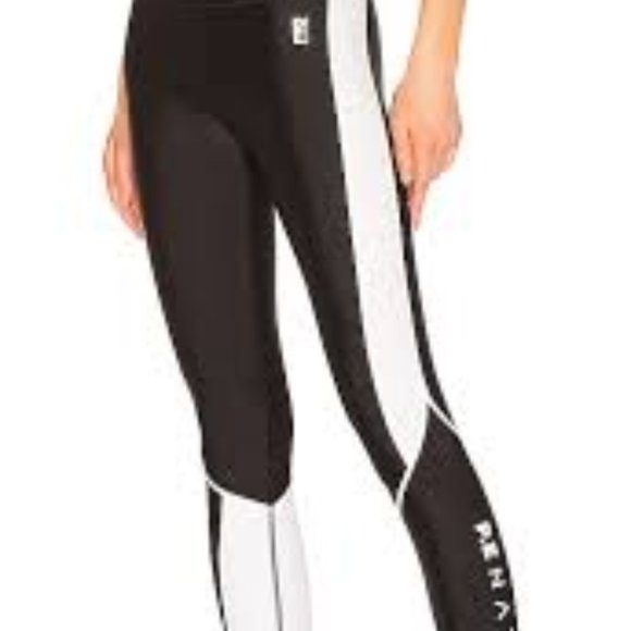 P.E Nation Pants - NWT P.E. Nation Air Time Black + White Leggings L